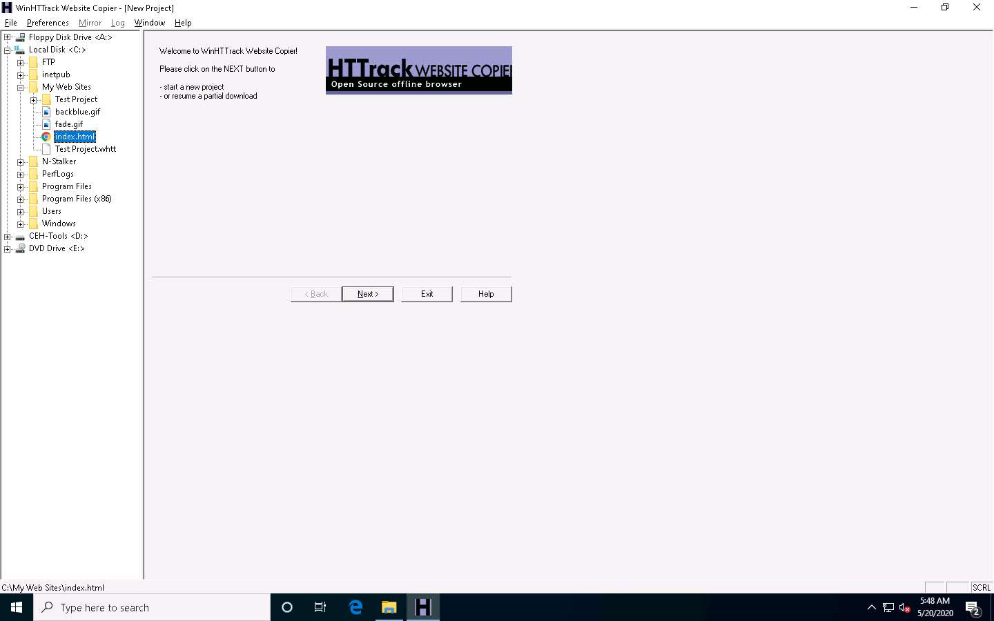 Screenshot