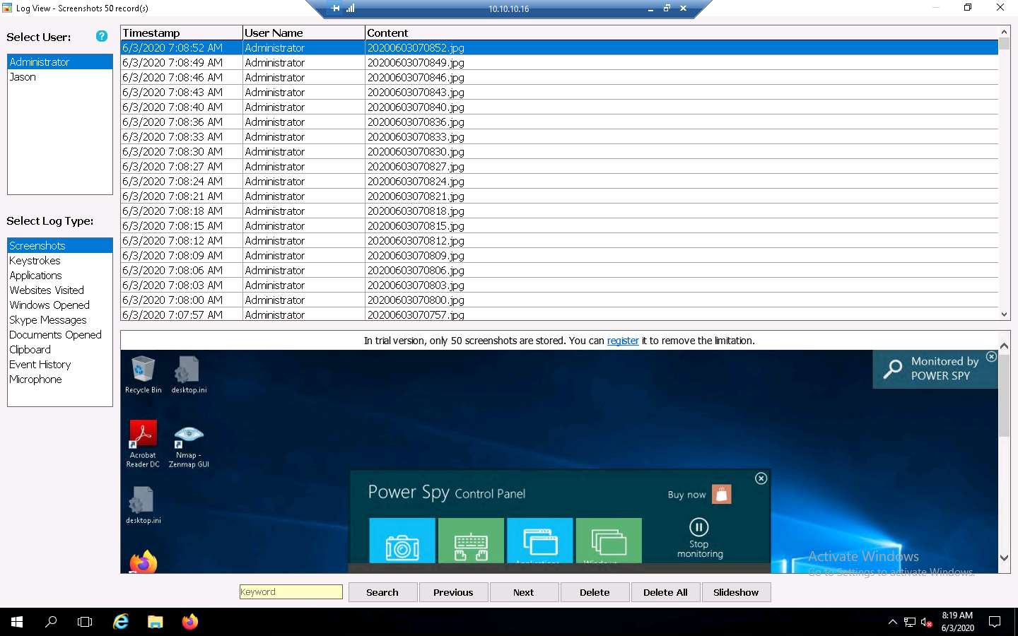 Screenshot