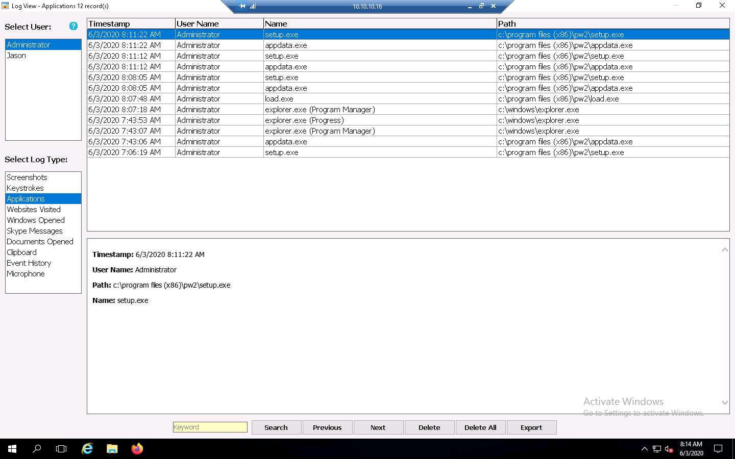 Screenshot